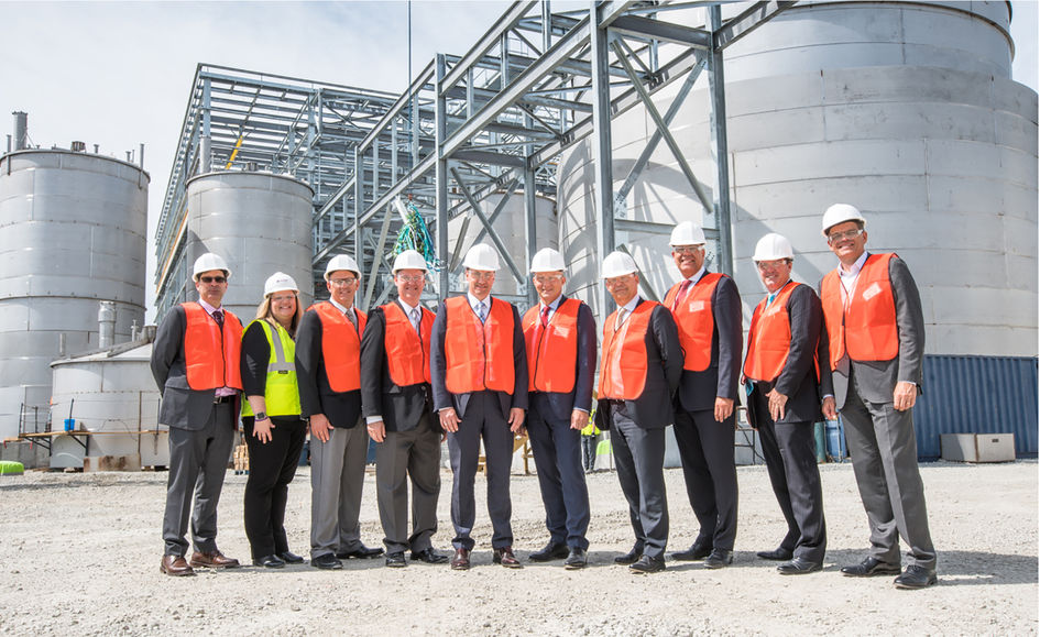 Veramaris, the joint venture of DSM and Evonik, held a topping-out ceremony on site in Blair, Nebraska. 